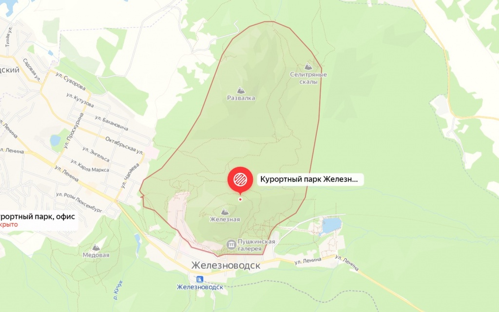 Курортный парк в Железноводске: адрес на карте, как добраться, официальныйсайт